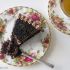 Baked moist chocolate cake