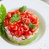 Tuna tartar with avocado and cherry tomatoes