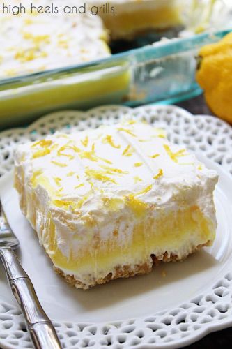 No BAke Lemon layered Dessert