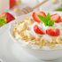 Strawberry granola bowl