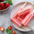 Strawberry Lemonade Popsicles
