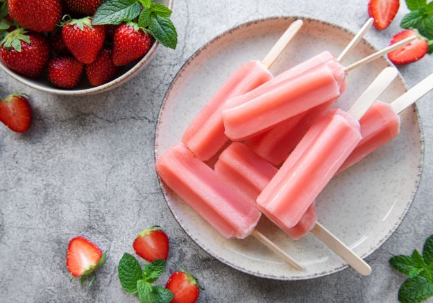 Strawberry Lemonade Popsicles