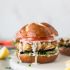 Maryland Style Crab Cake Sandwich with Chive Honey Mustard