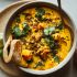 Ginger Sweet Potato and Coconut Milk Stew with Lentils & Kale
