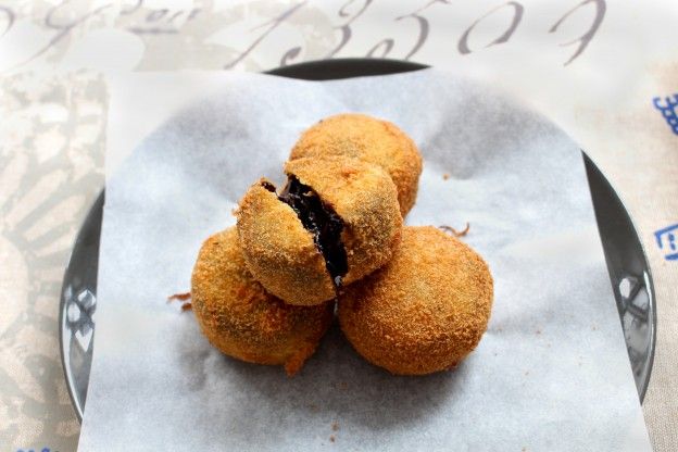 Oozing chocolate croquettes