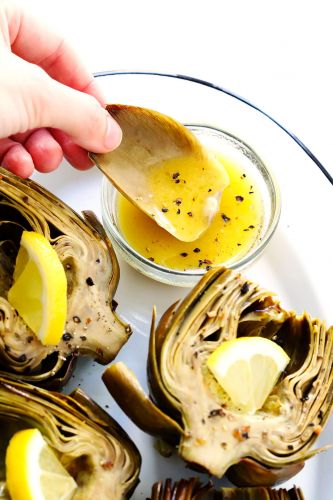 the most amazing roasted artichokes