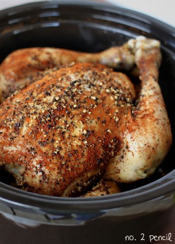 Whole Slow Cooker Chicken