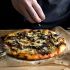 Eggplant Parmesan Pizza with Crispy Capers