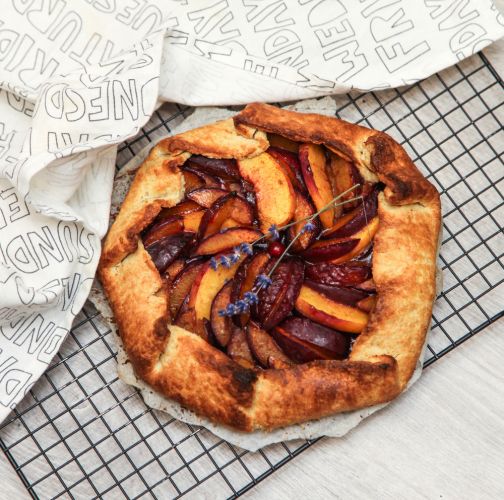 Peachy Plum Galette