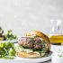 Lamb Burgers with Pesto Whipped Feta