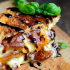 Bacon, Brie, and Apricot Grilled Cheese with Balsamic Reduction
