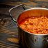 Serving Bolognese Sauce Over Spaghetti