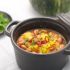White bean, butternut squash and veggie soup