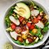 BLT Salad with Grilled Chicken Sweet Corn and Avocado