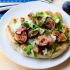 Grilled Pizza with Fig, Prosciutto and Blue Cheese