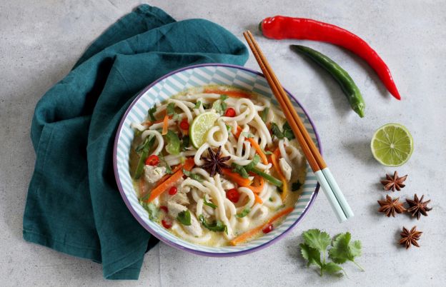 Asian One-Pot Chicken Noodle Soup