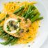 30-Minute Halibut Piccata with Asparagus