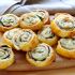 Prosciutto, Spinach and Cheese Pinwheels