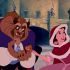 Belle's pink winter dress and cape