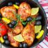 One-pan chicken and olives