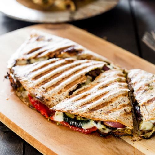 Grilled Vegetable quesadillas