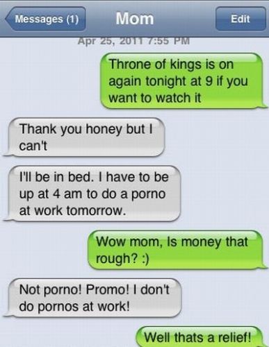 Awkward Texts Between Parents and Kids