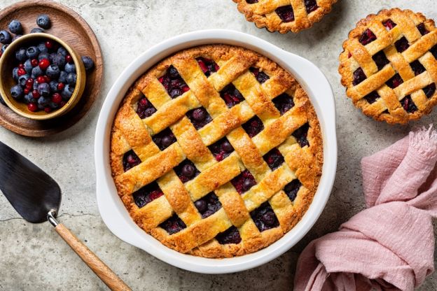 Blueberry Lattice Pie