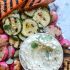Marinated Grilled Vegetables With Avocado Whipped Feta
