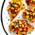 Ginger Chicken with Confetti Peach Salsa
