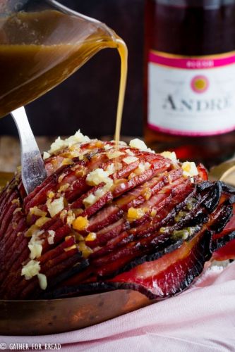 Champagne Glazed Ham