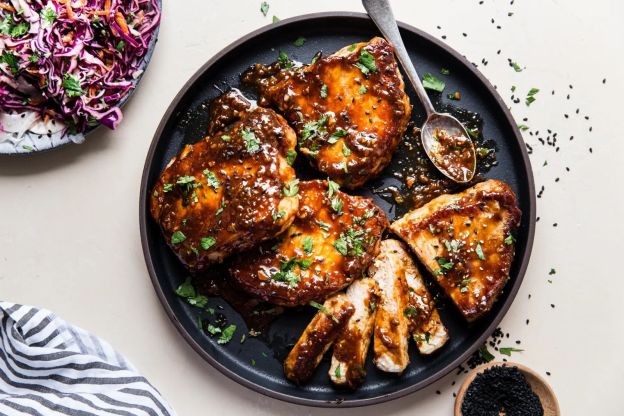 Hoisin Glazed Pork Chops