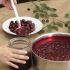 Filling the jam jars