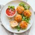 Air Fryer Crab & Parmesan Arancini (Fried Risotto Balls)
