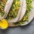 Spicy Vegan Chickpea and Turmeric Tacos