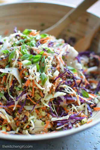 Asian Quinoa Slaw Salad