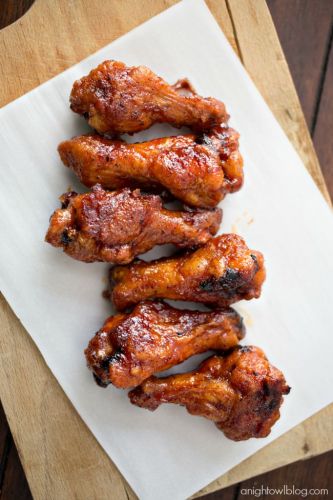 Crispy Baked Honey BBQ Wings