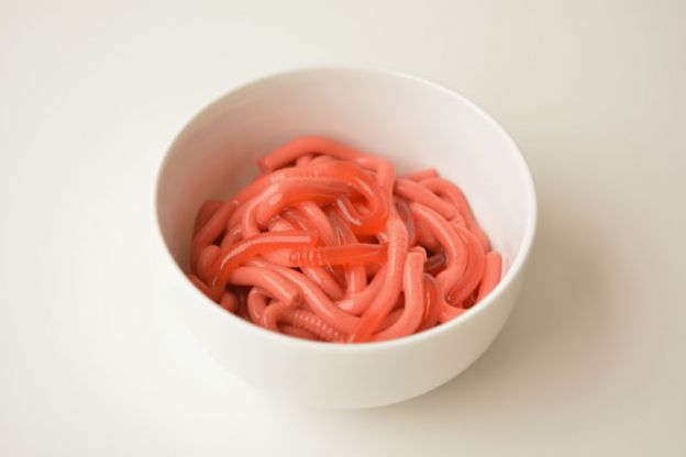 Jello worms