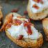 Bacon Ricotta Crostini