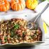 Mushroom and pecan stuffing with fresh herbs