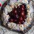 Chocolate cherry galette