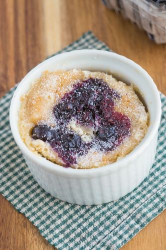 1 Minute Blueberry Muffins