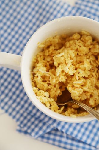 1-Minute Microwave Rice Krispies Treats in a Mug