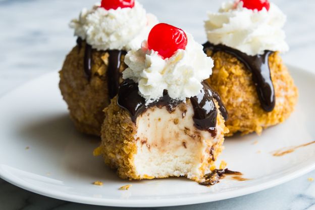 Easy Mexican Fried Ice cream