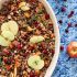 Quinoa stuffing with apple, sweet potato & hazelnuts