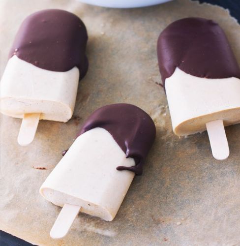 Chocolate Peanut Butter Popsicles