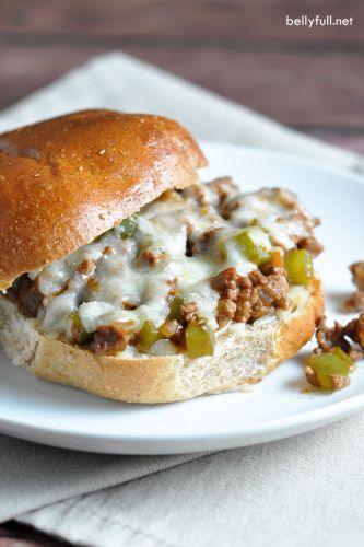 Philly Cheesesteak Sloppy Joes