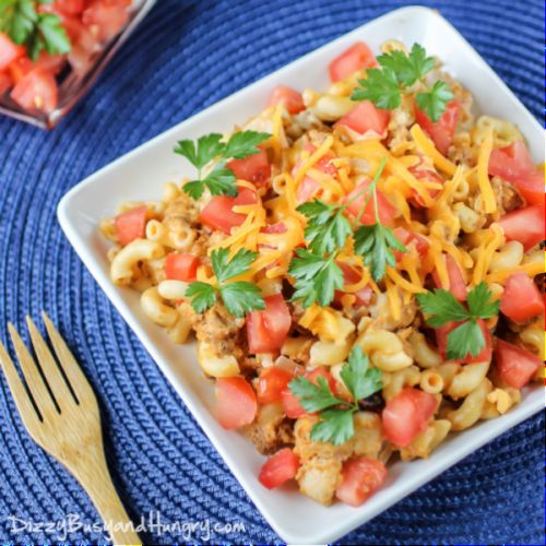 Crockpot Cheeseburger Casserole