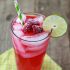Iced Raspberry Green Tea Limeade