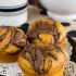 Pumpkin Nutella muffins