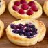 Fruit and cream cheese breakfast pastries
